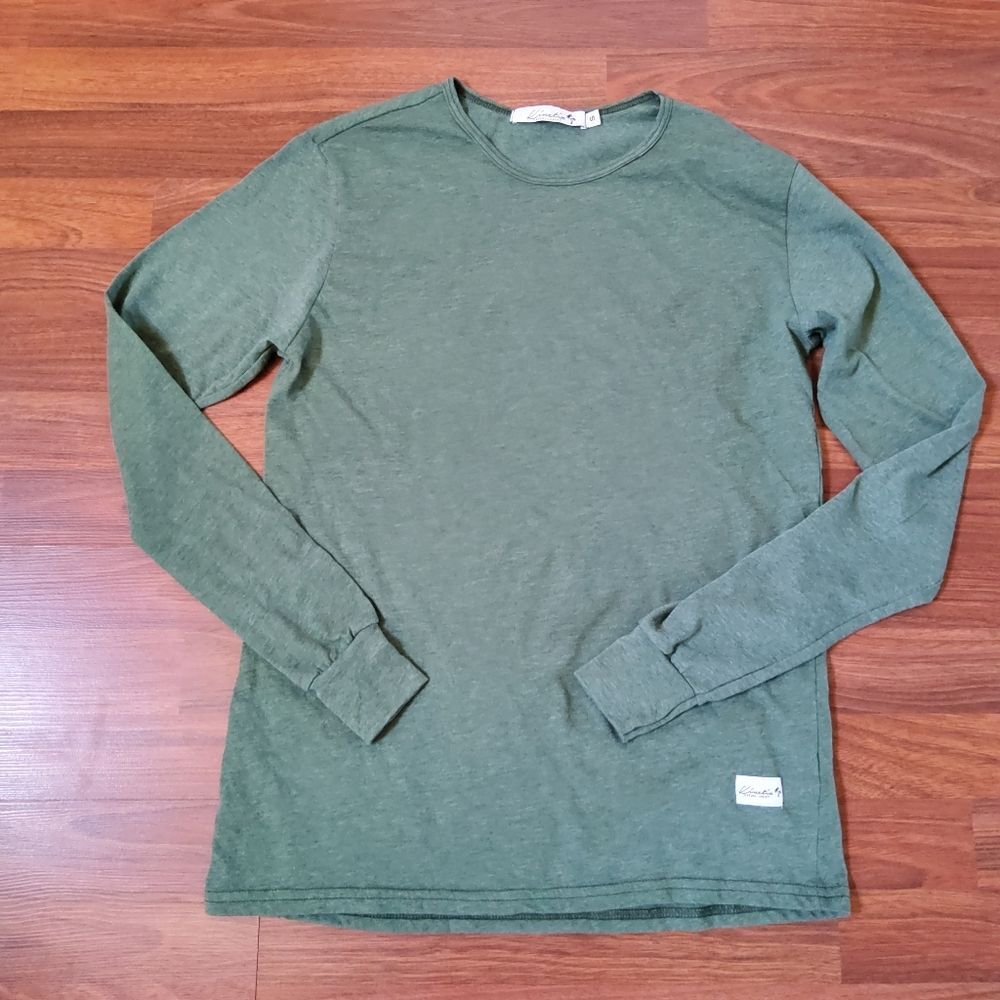 Kinetix Casual Luxury Men’s Long Sleeve Shirt Green Small NWT